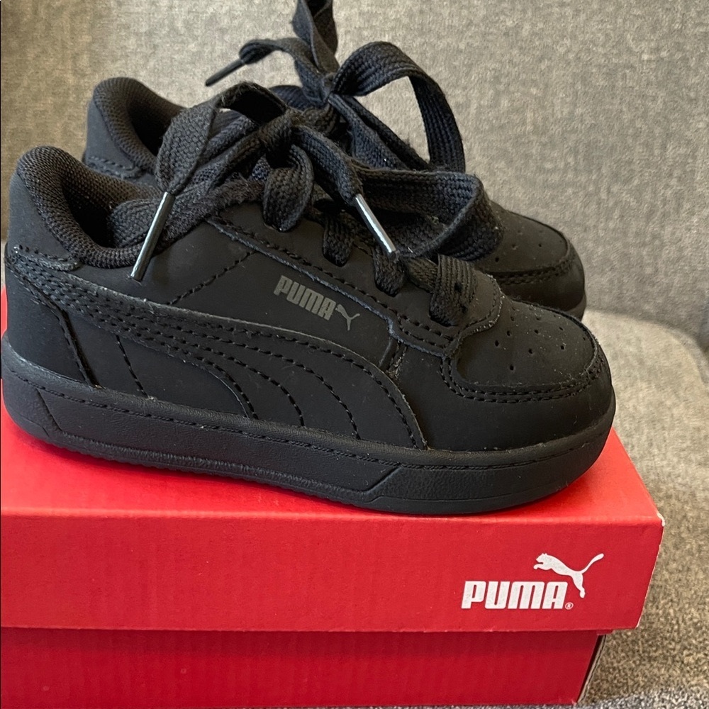 Puma Kids All-Black Sneakers